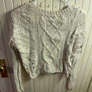 Hollister lace sweater